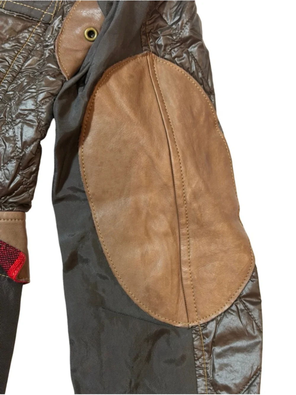 Junya Watanabe Comme Des Garcons MAN Patchwork Quilted Jacket Leather